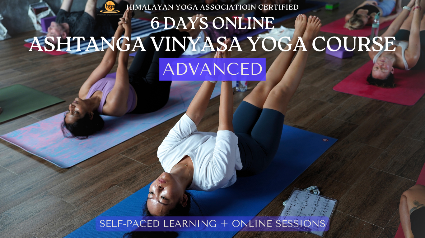 Certified 6 Days Online Ashtanga Vinyasa Course (Advanced)